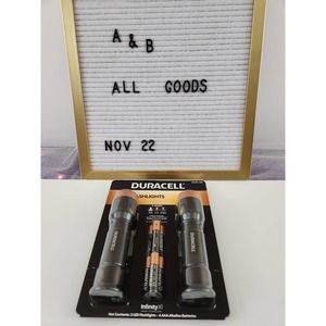 Duracell LED Flashlights - 2 Pack - 400 Lumens - 3 Modes